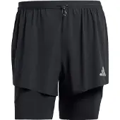 Adidas - Trail running kläder - Adi365 2In1 Short M Black för Unisex - Storlek S - Svart