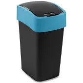Keter CURVER soptunna Flip Bin 25L (svart/blå)