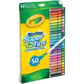 Crayola Supertips tvättbara markers 50 st