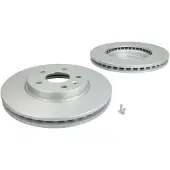 Delphi Bromsskivor BG5067C fram, ventilerad, 2 Stycke