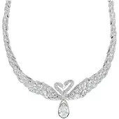 Swarovski Swan Lake Fjäderhänge Halsband Damhalsband 5175214 White,F
