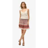 Superdry Patchwork Kort Kjol