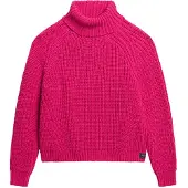 Superdry Slouchy Stitch Tröja Med Hög Krage