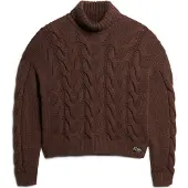 Superdry Chain Cable Knit Polo Tröja