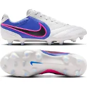 Nike Tiempo Ligera Pro FG Attack - Vit/Svart/Blå/Pink Blast - Gräs (FG), storlek 40