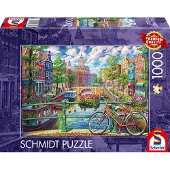 Schmidt Amsterdam Canal Pussel 1000 Bitar Schmidt