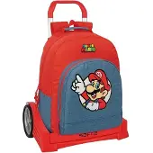 Safta Evolution Super Mario 20.1l Ryggsäck Med Hjul