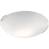 FABAS LUCE Taklampa FOX, dimbar, Vitt / opal, Vardagsrum / matsal, Glas, Modern, Taklampa