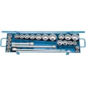 Gedore 6281310 Hylsnyckelsats imperial, metrisk 3/4 25 delar 6281310
