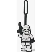 LEGO Star Wars Silikon Bagagetag för Resa, Resväska, Ryggsäck - Stormtrooper (52235) Skrivbar Yta Bak