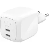 Belkin Dual Usb-c 67w Pd + Pps Wch020kqwh Usb-c-väggladdare