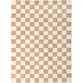 FRAAI Retromatta | Gambit beige/vit hos Volero | 140x200 cm | Bomull | Symmetrisk | Rektangulär | Hög lugg