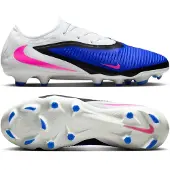 Nike Phantom 6 Pro Low Cut FG Attack - Blå/Pink Blast/Vit - Gräs (FG), storlek 42