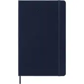Moleskine Classic Hard 18M veckoplan/anteckningsbok storformat Sapphire Blue 26/27
