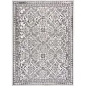 FRAAI Utomhusmatta | Summer Oriental grå hos Volero | 240x330 cm | Polypropen | Blommig | Rektangulär | Plattvävd