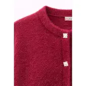 MixRay Oversized Jacquard-knappkofta