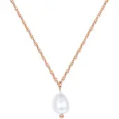 Hey Happiness Halsband 'Perle' roséguld