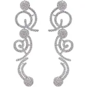 Avant Garde Örhängen 'Giselaina' silver