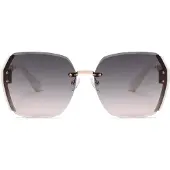 Avant Garde Solglasögon 'Square Eirene' beige