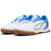 Puma Pressing V White-green Glare-ultra Blue-Black - Inomhus (Ic), storlek 44