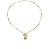 Cala Rose Halsband 'FRUIT' knallröd