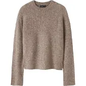 LMTD Tröja - Stickad - Kort - NlfKleave - Mocha Maräng - - 15-16 år (170-176) - Tröja