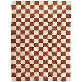 FRAAI Retromatta | Gambit brun/vit hos Volero | 200x290 cm | Bomull | Symmetrisk | Rektangulär | Hög lugg
