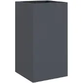 vidaXL Odlingslåda antracit 42x38x75 cm kallvalsat stål