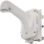 Hikvision DS-1604ZJ-Pole - Fäste för kamerakåpa - stångmontering - vit - för Pro Series DS-2DE7225, 2DE7A232 Ultra Series DarkFighter DS-2DF8242, 2DF8442