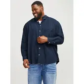 Jack & jones Oxford Plus Size Skjorta Med Långa ärmar