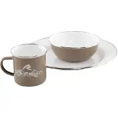 Robens Tongass Single Enamel Bestickset