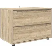 vidaXL Förvaringsskåp Sonoma-ek 80 x 48 x 57 cm Konstruerat trä
