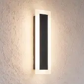 Milagro Lighting Vägglampa utomhus Wow , Svart, Metall, Modern, Utomhusvägglampa
