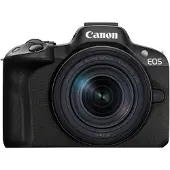 Canon EOS R50 spegellös systemkamera 24,2 MP APS-C, RF-S 18-150mm objektiv