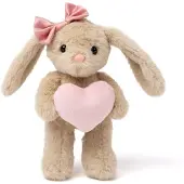 Teddykompaniet Tyra m. Hjärta Beige