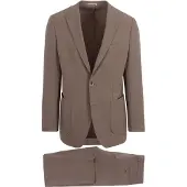 Suitable Travel Tech Kostym Sand Beige Grå Storlek
