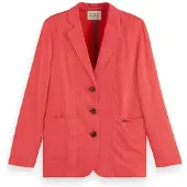 Scotch & Soda Boxy Unlined Single Breasted Blazer