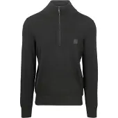 BOSS Kanobix Half Zip Tröja Svart Storlek