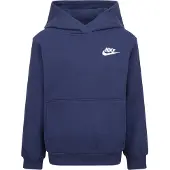 Nike Kids Sweatshirt 'Club Fleece' marinblå / vit