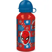 Marvel Spider-Man Vattenflaska - 400 ml - Aluminium - Röd/Blå - - One Size - Vattenflaska