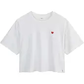 Mela London T-shirt 'Joshna' röd / vit