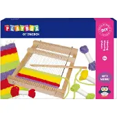 Playbox Kreativt Set - Vävram m. 4 Färger - - One Size - Kreativt lekset