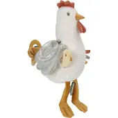 Little Dutch Aktivitetsmjukisdjur - Höna - 25 cm - Lilla Farm - - One Size - Aktivitetsleksaker