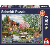 Schmidt House on the lake Pussel 1000 bitar Schmidt
