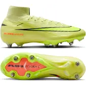 Nike Air Zoom Mercurial Superfly 10 Elite SG-PRO Max Voltage - Grön/Neon/Orange - Soft Ground (SG), storlek 40