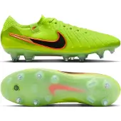 Nike Tiempo Legend 10 Elite Sg-pro Anti-clog Max Voltage - Neon/svart - Soft Ground (Sg), storlek 41