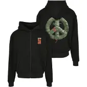 Mister tee Puffer Peace Heavy Oversize Sweatshirt Med Dragkedja