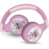 Disney Stitch 2-i-1 Hopfällbara Bluetooth-hörlurar Med Sladd