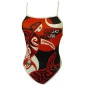 Turbo Maori Skin Tattoo Baddräkt Med Tunna Band