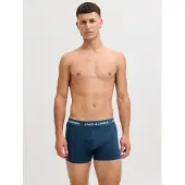 Jack & Jones Boxershorts 'JACBOLT' marinblå / basalgrå / mörkgrå / svart